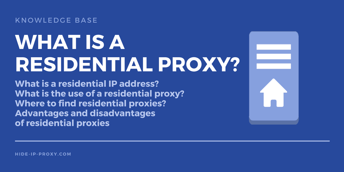 What are residential proxies? Are they legal?